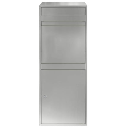 Parcel Drop Box Silver 47.5 x 38 x 59 cm Galvanised Steel