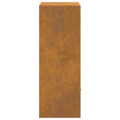 Parcel Drop Box Rusty 41 x 38 x 103 cm Weathering Steel