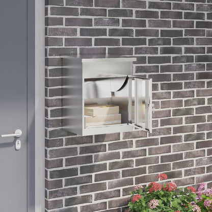 Parcel Drop Box Silver 47.5 x 38 x 59 cm Stainless Steel