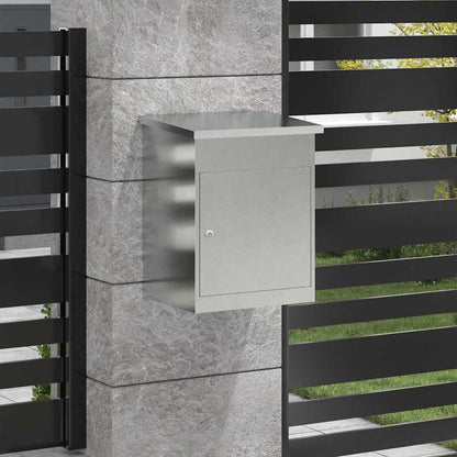 Parcel Drop Box Silver 47.5 x 38 x 59 cm Stainless Steel
