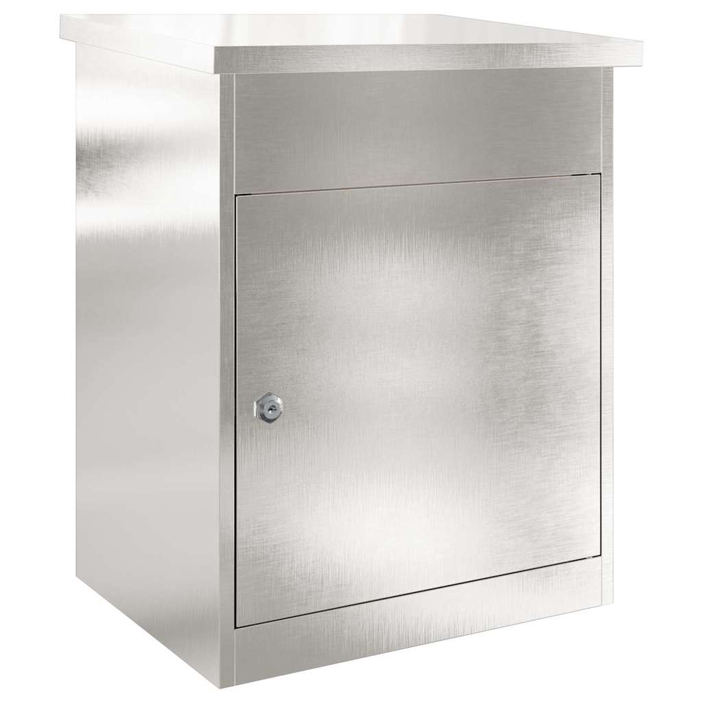 Parcel Drop Box Silver 47.5 x 38 x 59 cm Stainless Steel