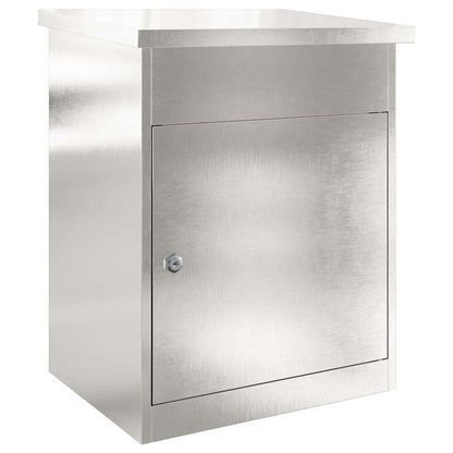 Parcel Drop Box Silver 47.5 x 38 x 59 cm Stainless Steel