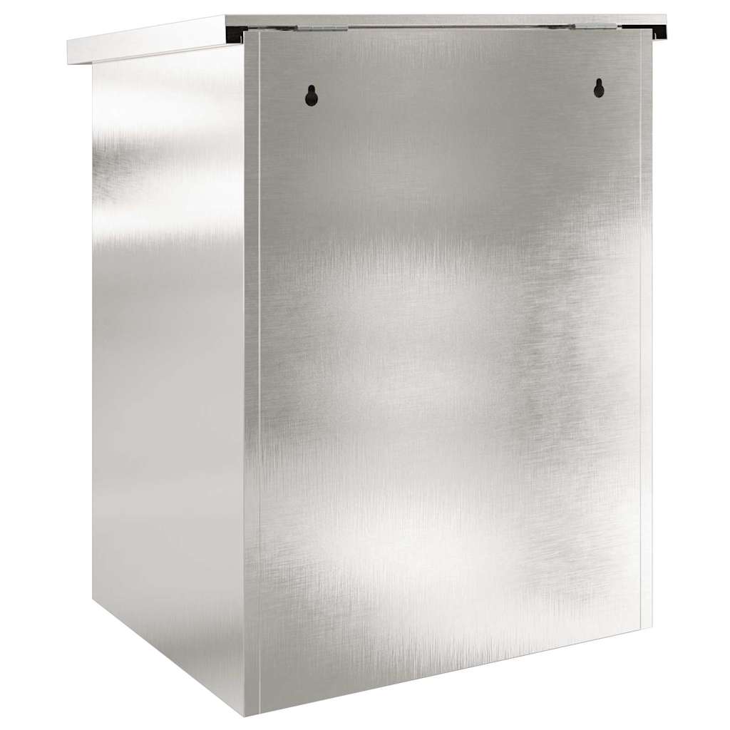 Parcel Drop Box Silver 47.5 x 38 x 59 cm Stainless Steel