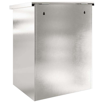 Parcel Drop Box Silver 47.5 x 38 x 59 cm Stainless Steel
