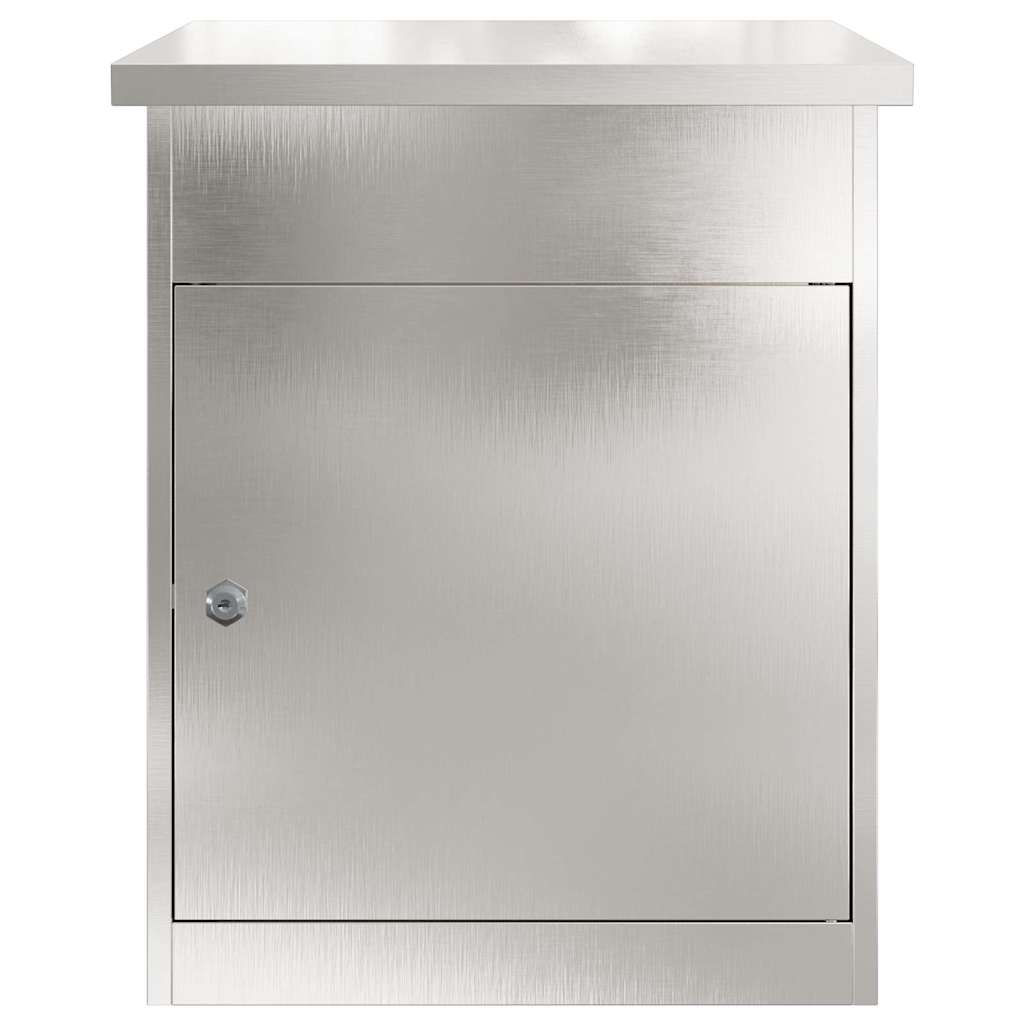 Parcel Drop Box Silver 47.5 x 38 x 59 cm Stainless Steel