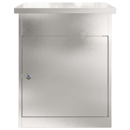 Parcel Drop Box Silver 47.5 x 38 x 59 cm Stainless Steel