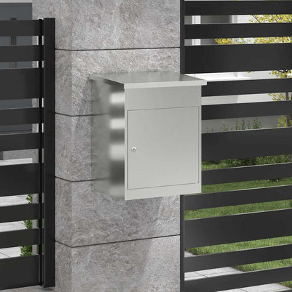 Parcel Drop Box Black 47.5 x 38 x 59 cm Galvanised Steel