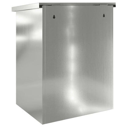 Parcel Drop Box Black 47.5 x 38 x 59 cm Galvanised Steel