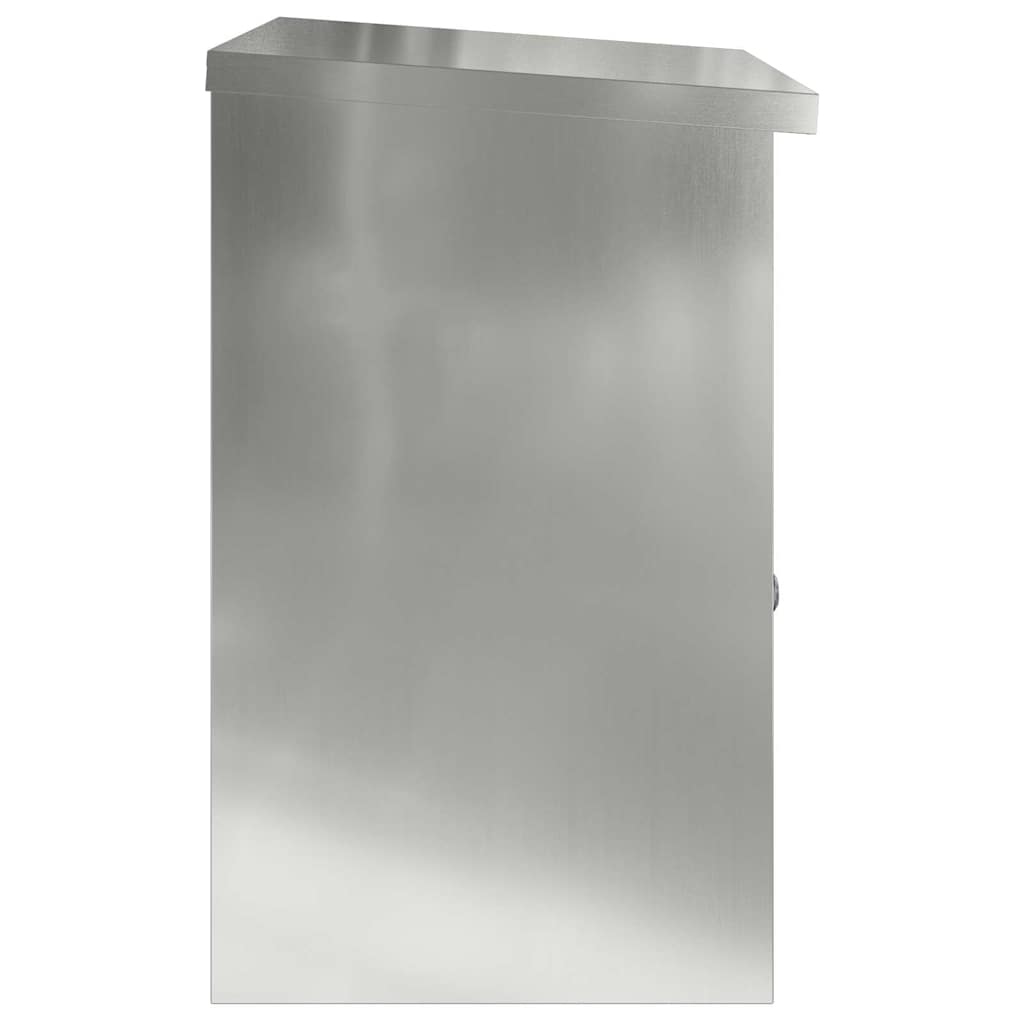 Parcel Drop Box Black 47.5 x 38 x 59 cm Galvanised Steel