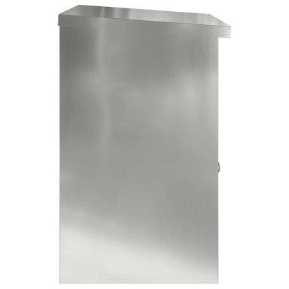 Parcel Drop Box Black 47.5 x 38 x 59 cm Galvanised Steel