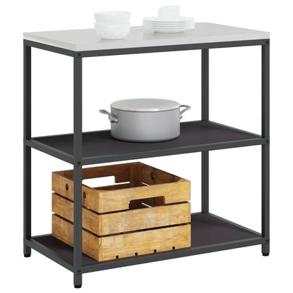 Kitchen Storage HATTEM Black 90 x 50 x 92 cm Steel