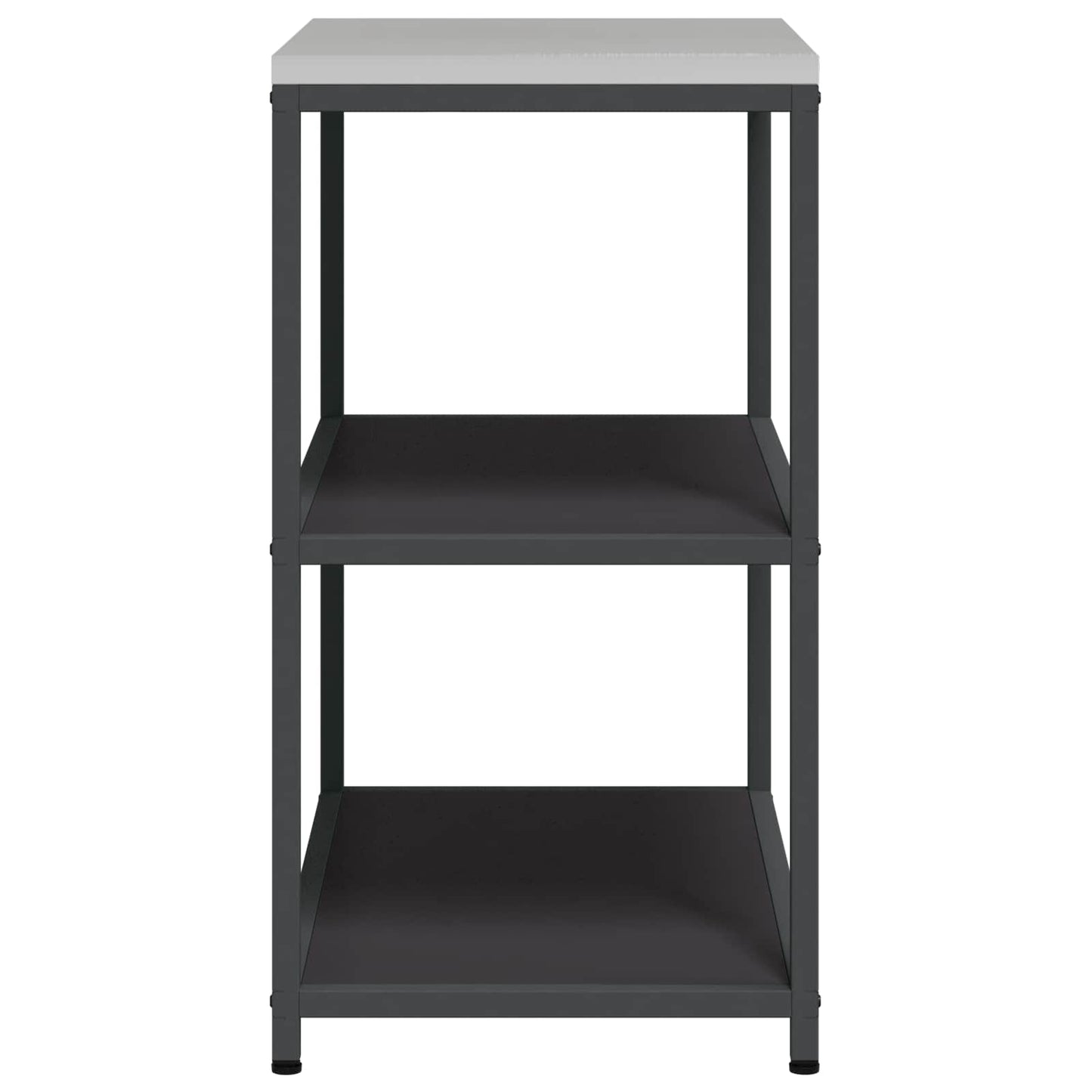 Kitchen Storage HATTEM Black 90 x 50 x 92 cm Steel