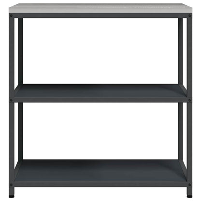 Kitchen Storage HATTEM Anthracite 90 x 50 x 92 cm Steel