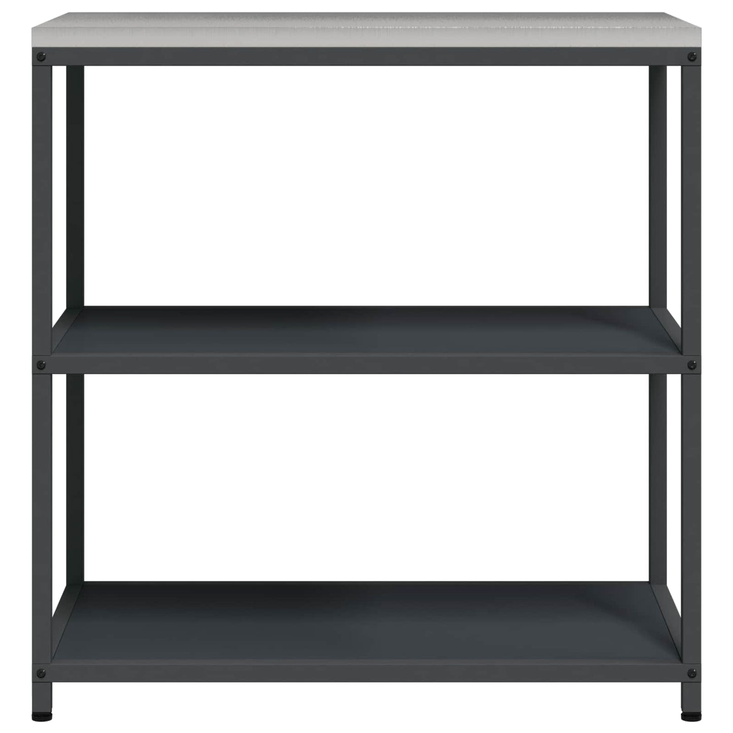 Kitchen Storage HATTEM Anthracite 90 x 50 x 92 cm Steel