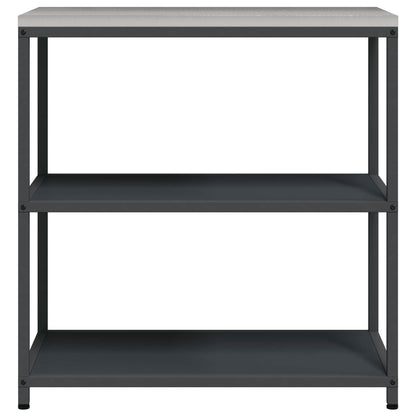 Kitchen Storage HATTEM Anthracite 90 x 50 x 92 cm Steel