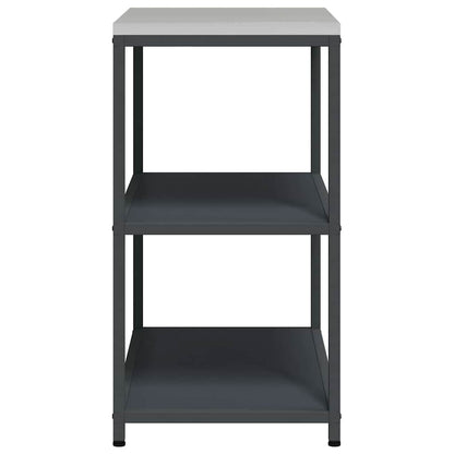 Kitchen Storage HATTEM Anthracite 90 x 50 x 92 cm Steel