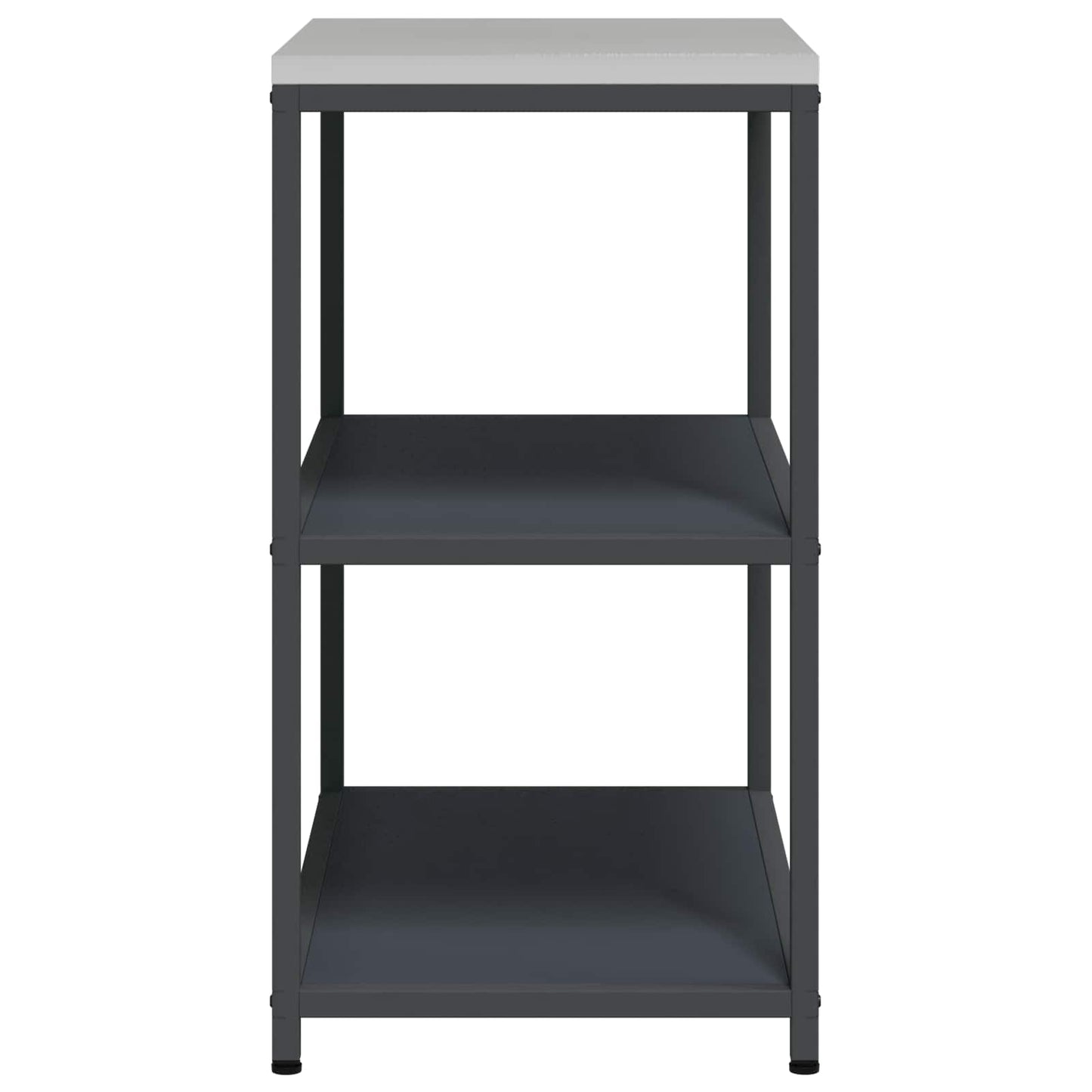 Kitchen Storage HATTEM Anthracite 90 x 50 x 92 cm Steel