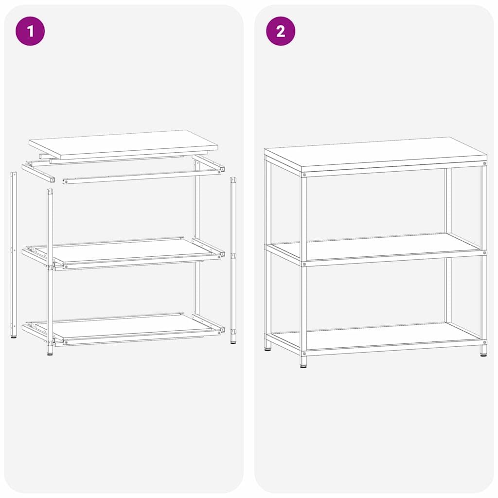 Kitchen Storage HATTEM Olive Green 90 x 50 x 92 cm Steel
