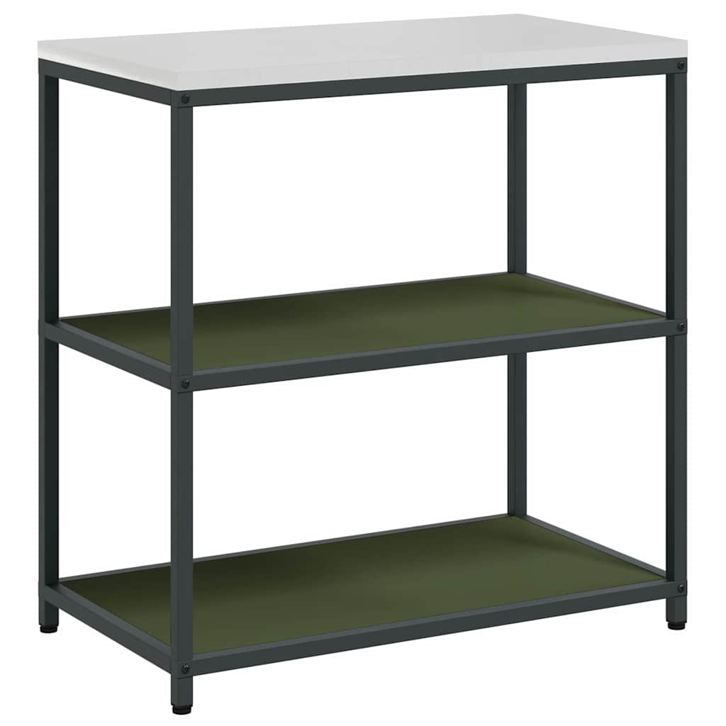Kitchen Storage HATTEM Olive Green 90 x 50 x 92 cm Steel