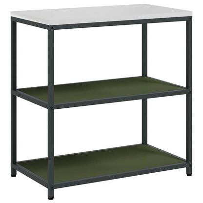 Kitchen Storage HATTEM Olive Green 90 x 50 x 92 cm Steel