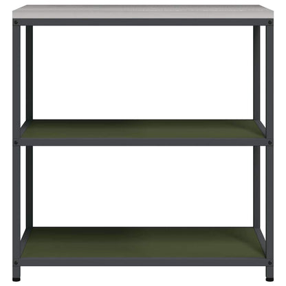 Kitchen Storage HATTEM Olive Green 90 x 50 x 92 cm Steel