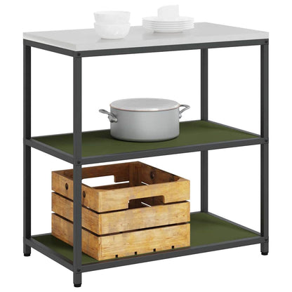 Kitchen Storage HATTEM Olive Green 90 x 50 x 92 cm Steel