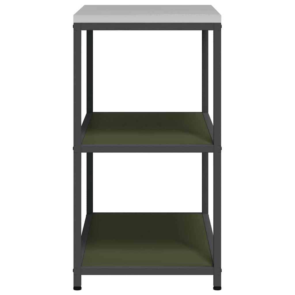 Kitchen Storage HATTEM Olive Green 90 x 50 x 92 cm Steel