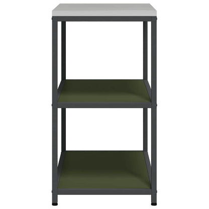 Kitchen Storage HATTEM Olive Green 90 x 50 x 92 cm Steel