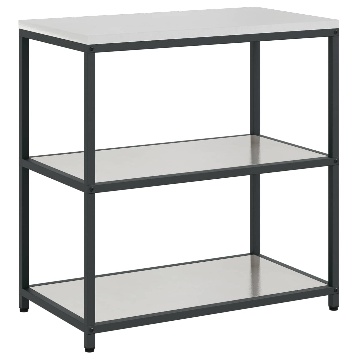 Kitchen Storage HATTEM Silver 90 x 50 x 92 cm Steel