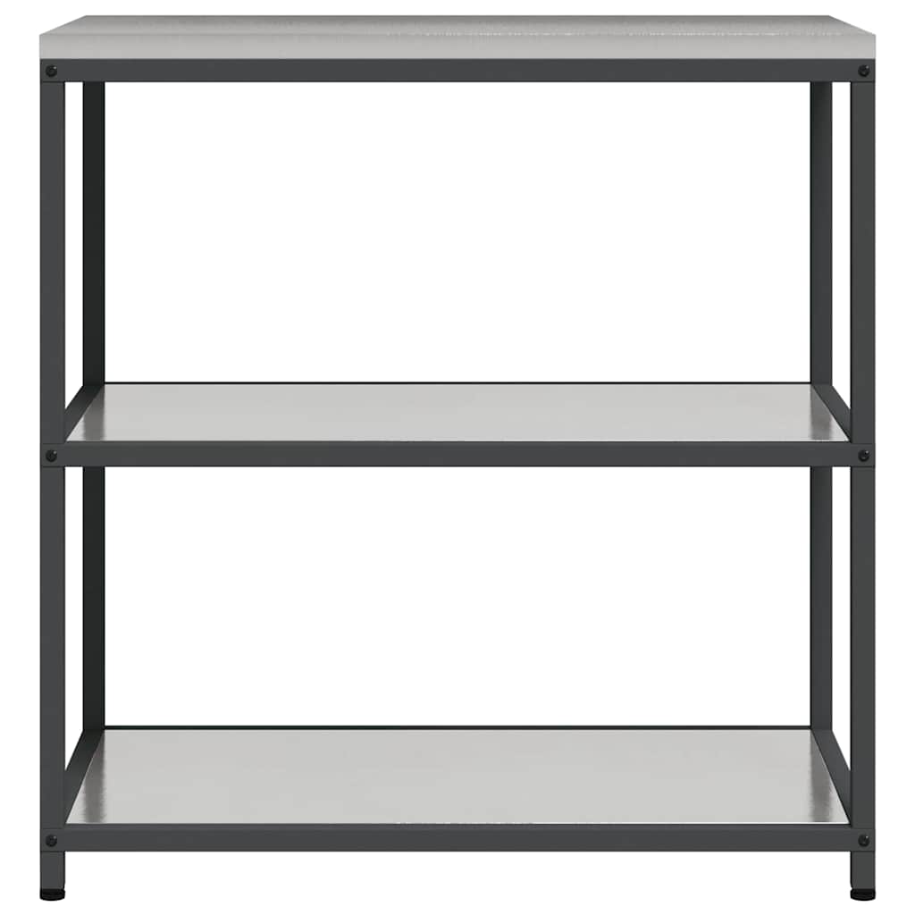 Kitchen Storage HATTEM Silver 90 x 50 x 92 cm Steel