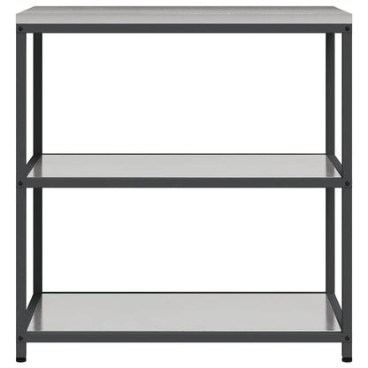 Kitchen Storage HATTEM Silver 90 x 50 x 92 cm Steel