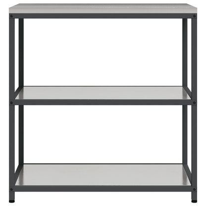 Kitchen Storage HATTEM Silver 90 x 50 x 92 cm Steel