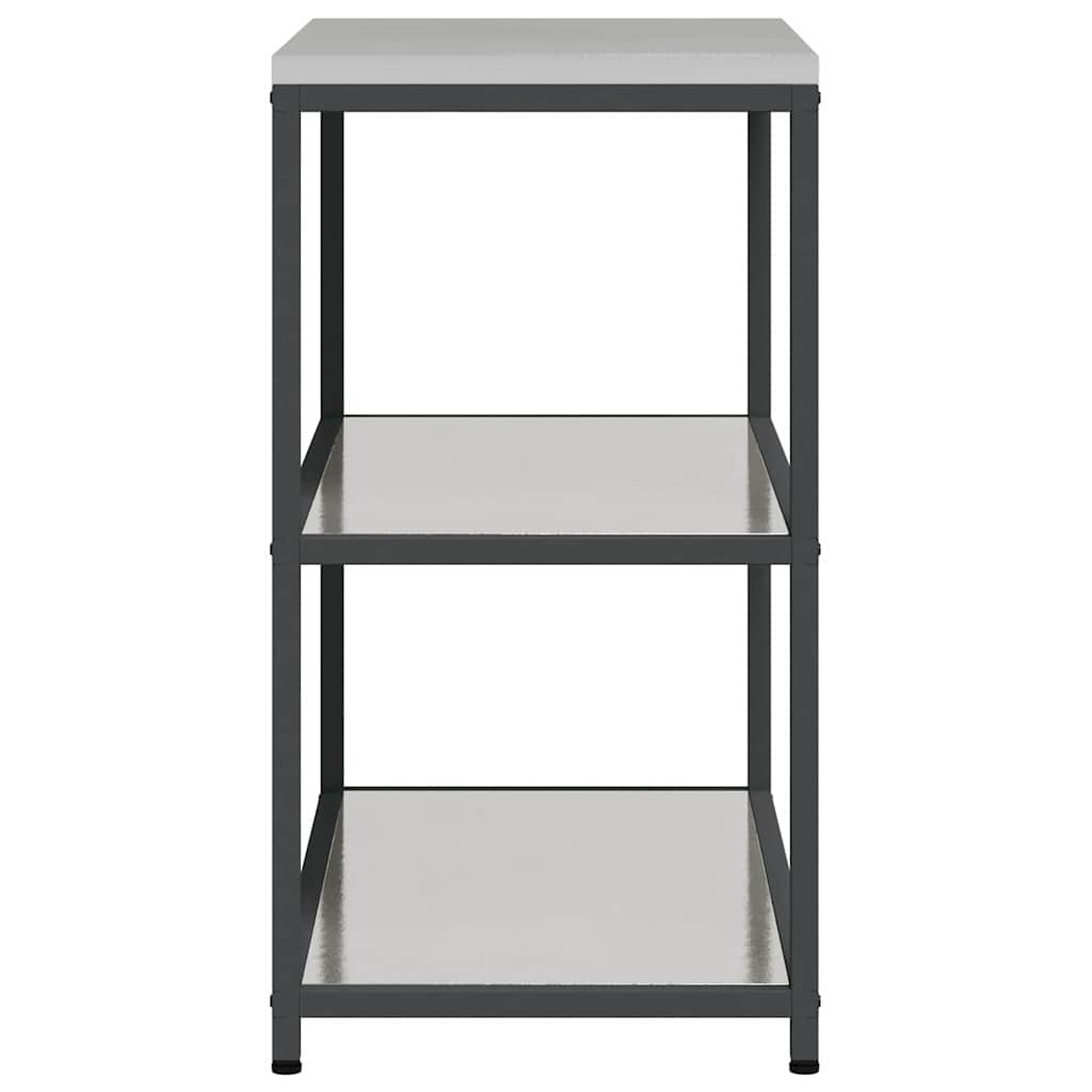 Kitchen Storage HATTEM Silver 90 x 50 x 92 cm Steel