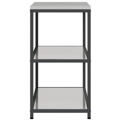 Kitchen Storage HATTEM Silver 90 x 50 x 92 cm Steel