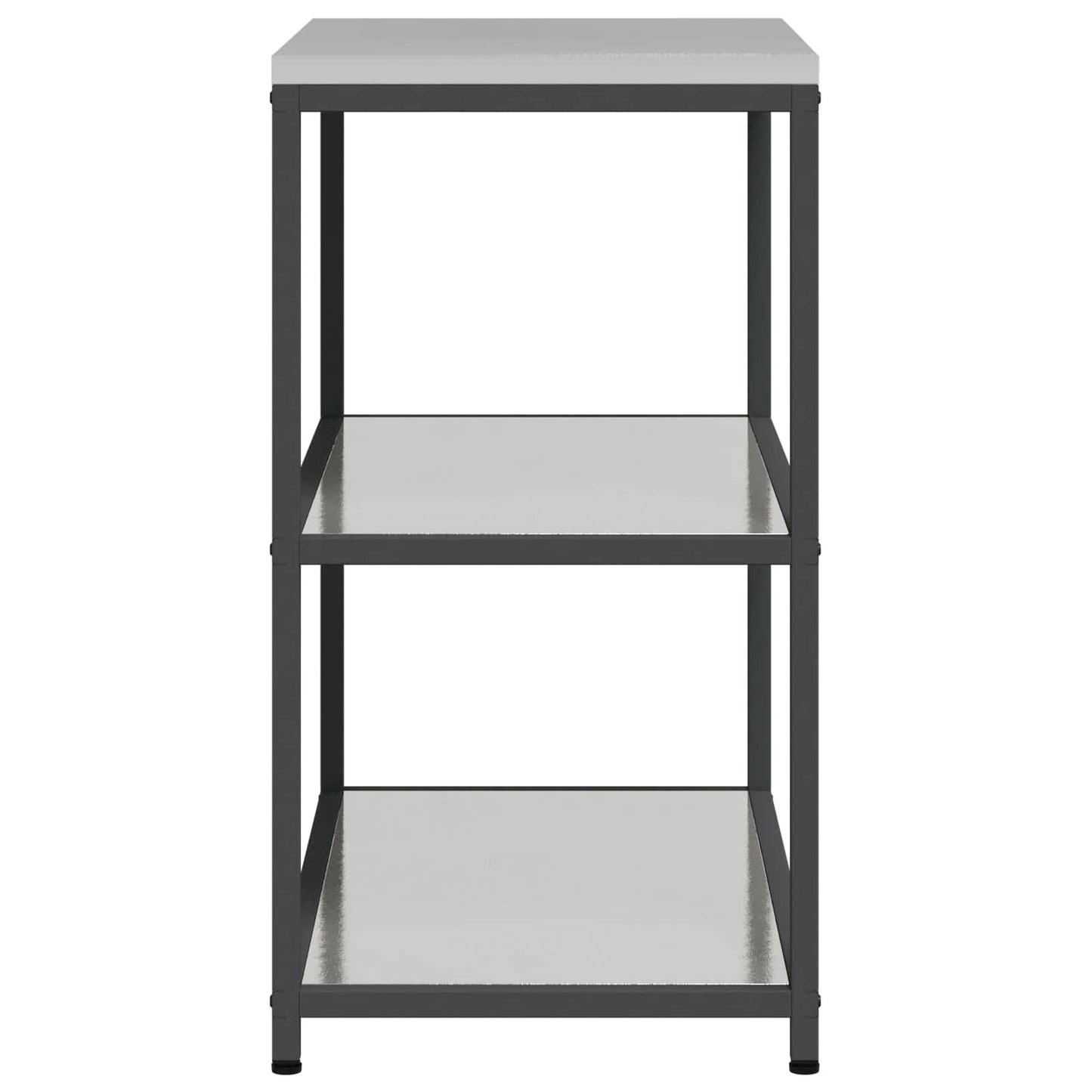 Kitchen Storage HATTEM Silver 90 x 50 x 92 cm Steel