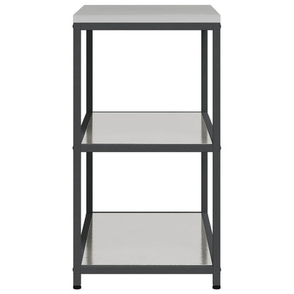 Kitchen Storage HATTEM Silver 90 x 50 x 92 cm Steel