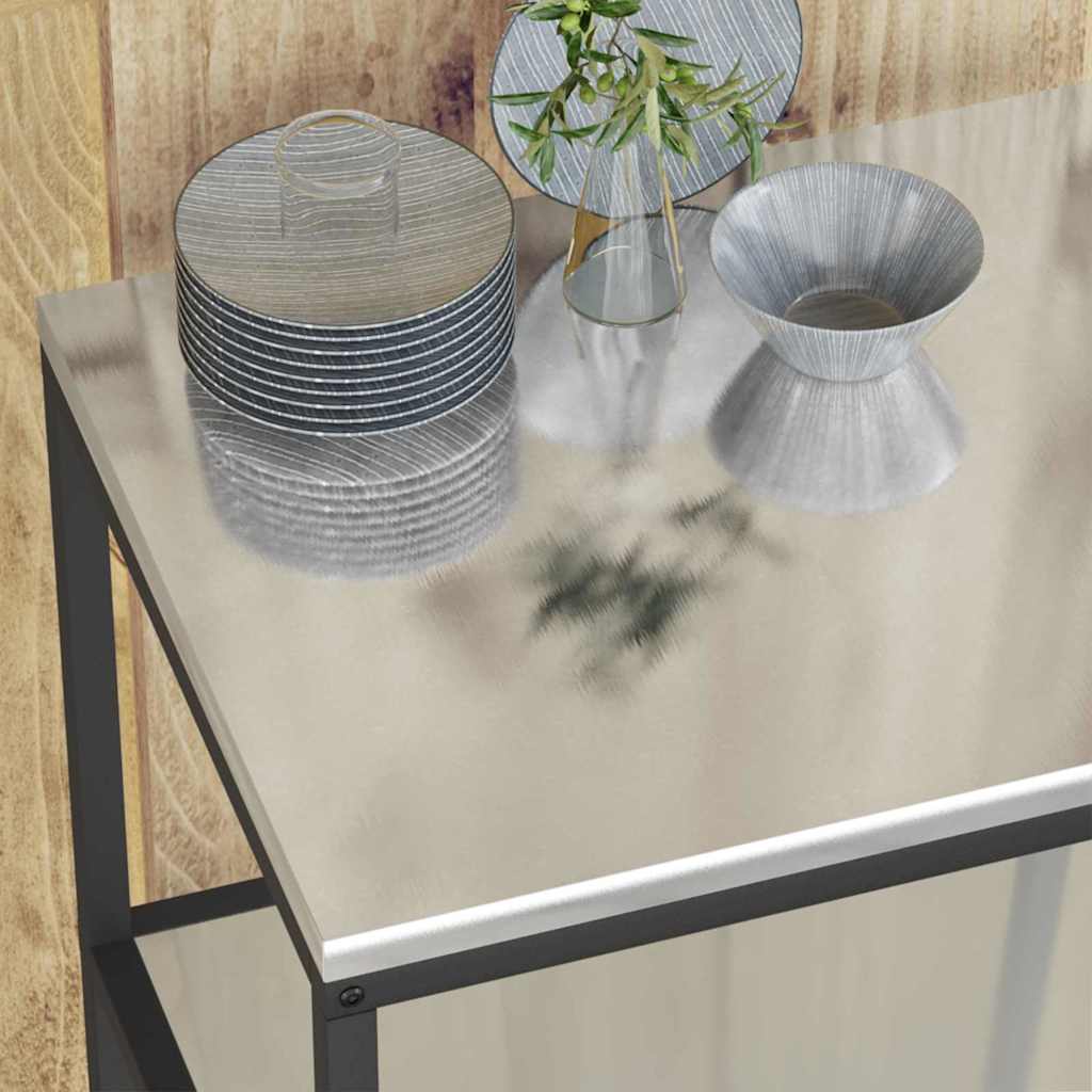 Kitchen Storage HATTEM Silver 90 x 50 x 92 cm Steel
