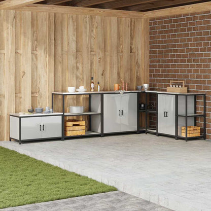 Kitchen Storage HATTEM Silver 90 x 50 x 92 cm Steel