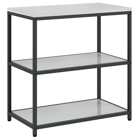 Kitchen Shelving Unit HATTEM Silver 90 x 50 x 92 cm Steel