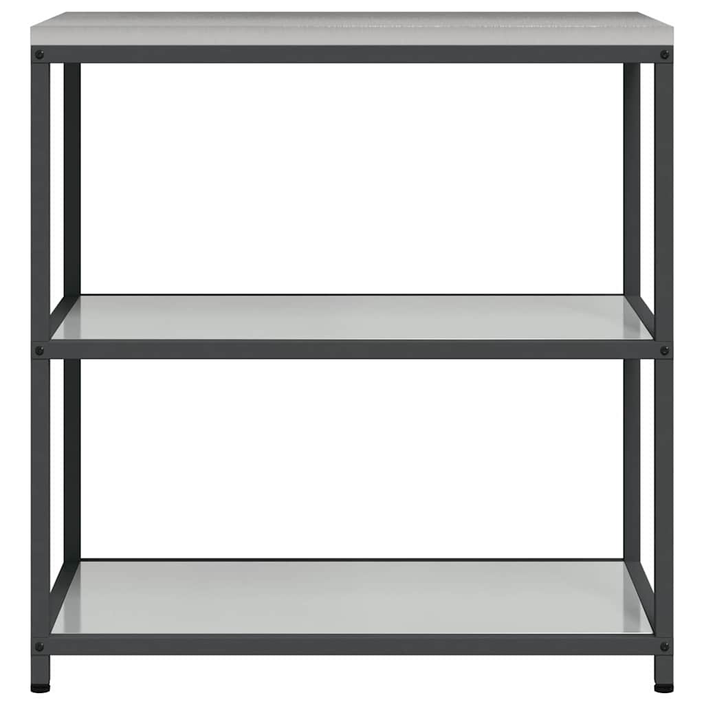 Kitchen Shelving Unit HATTEM Silver 90 x 50 x 92 cm Steel