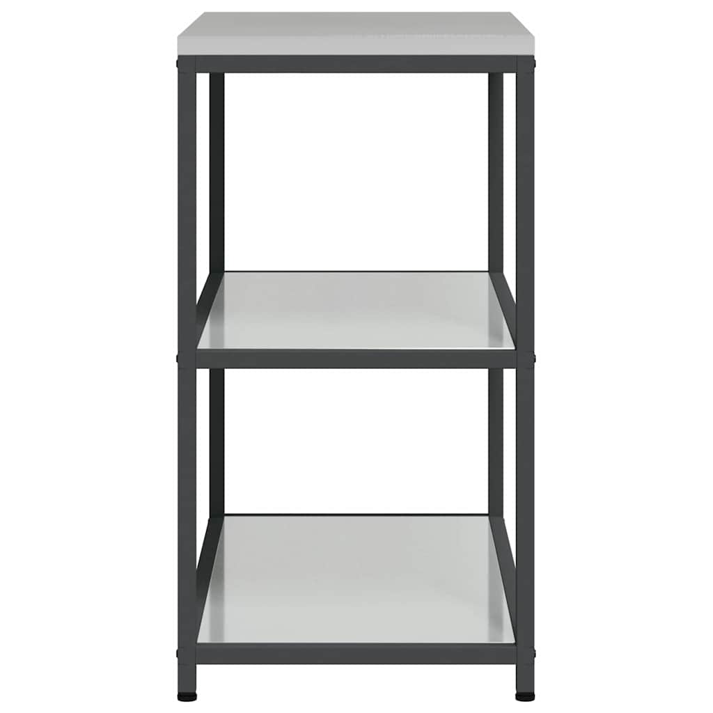Kitchen Storage HATTEM Silver 90 x 50 x 92 cm Steel