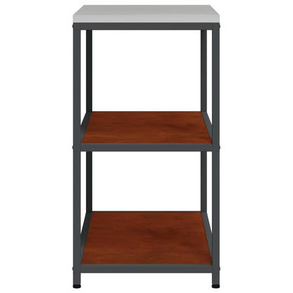Kitchen Storage HATTEM Rusty 90 x 50 x 92 cm Steel