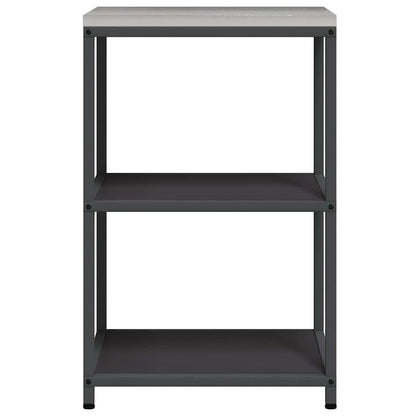 Kitchen Storage HATTEM Black 60 x 50 x 92 cm Steel