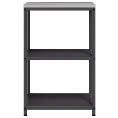 Kitchen Storage HATTEM Black 60 x 50 x 92 cm Steel