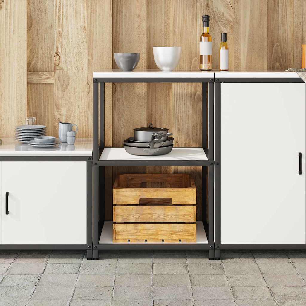 Kitchen Storage HATTEM White 60 x 50 x 92 cm Steel