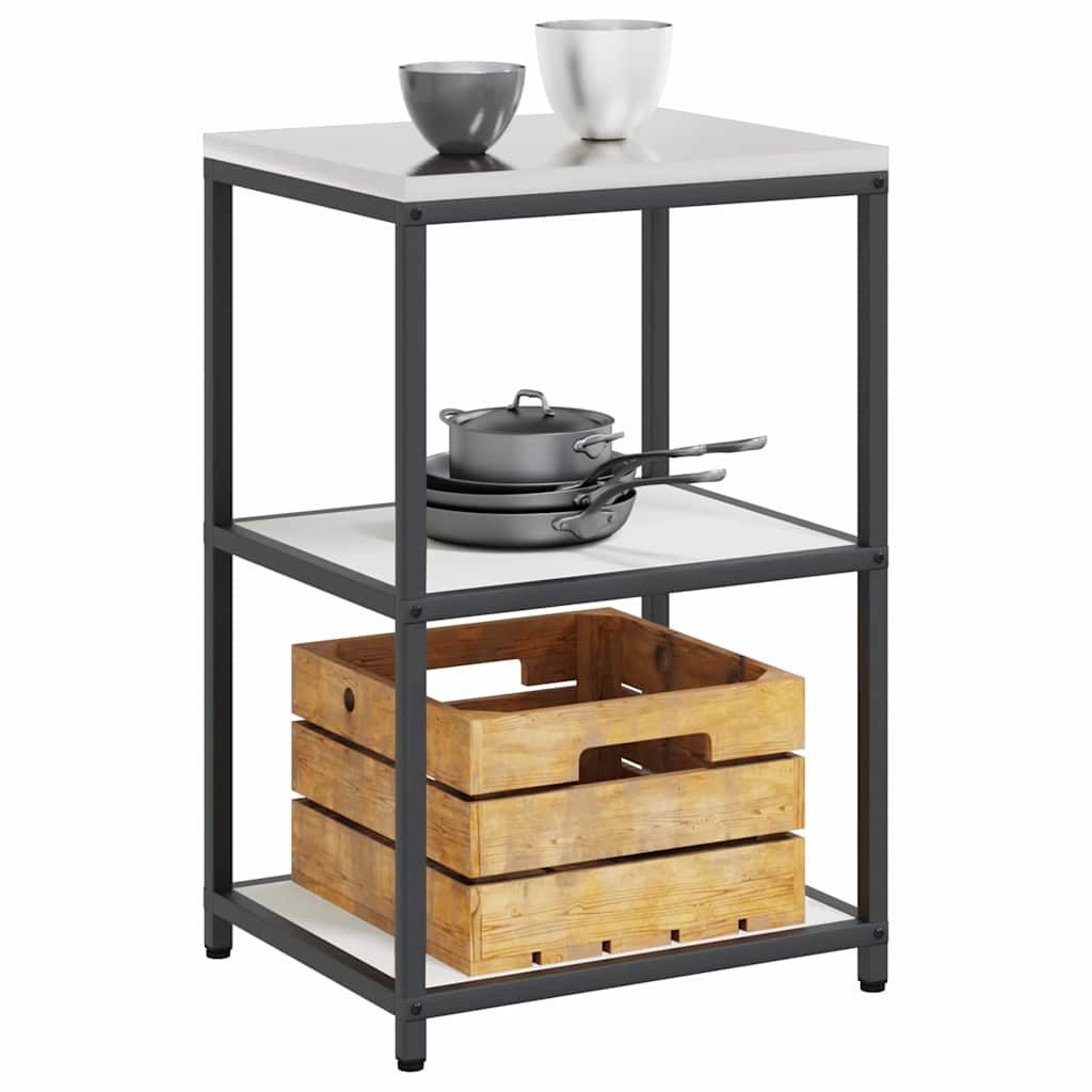 Kitchen Storage HATTEM White 60 x 50 x 92 cm Steel