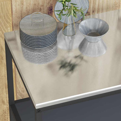 Kitchen Storage HATTEM Anthracite 60 x 50 x 92 cm Steel
