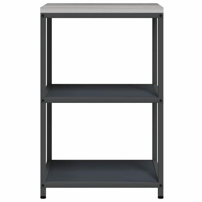 Kitchen Storage HATTEM Anthracite 60 x 50 x 92 cm Steel