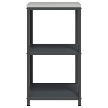 Kitchen Storage HATTEM Anthracite 60 x 50 x 92 cm Steel