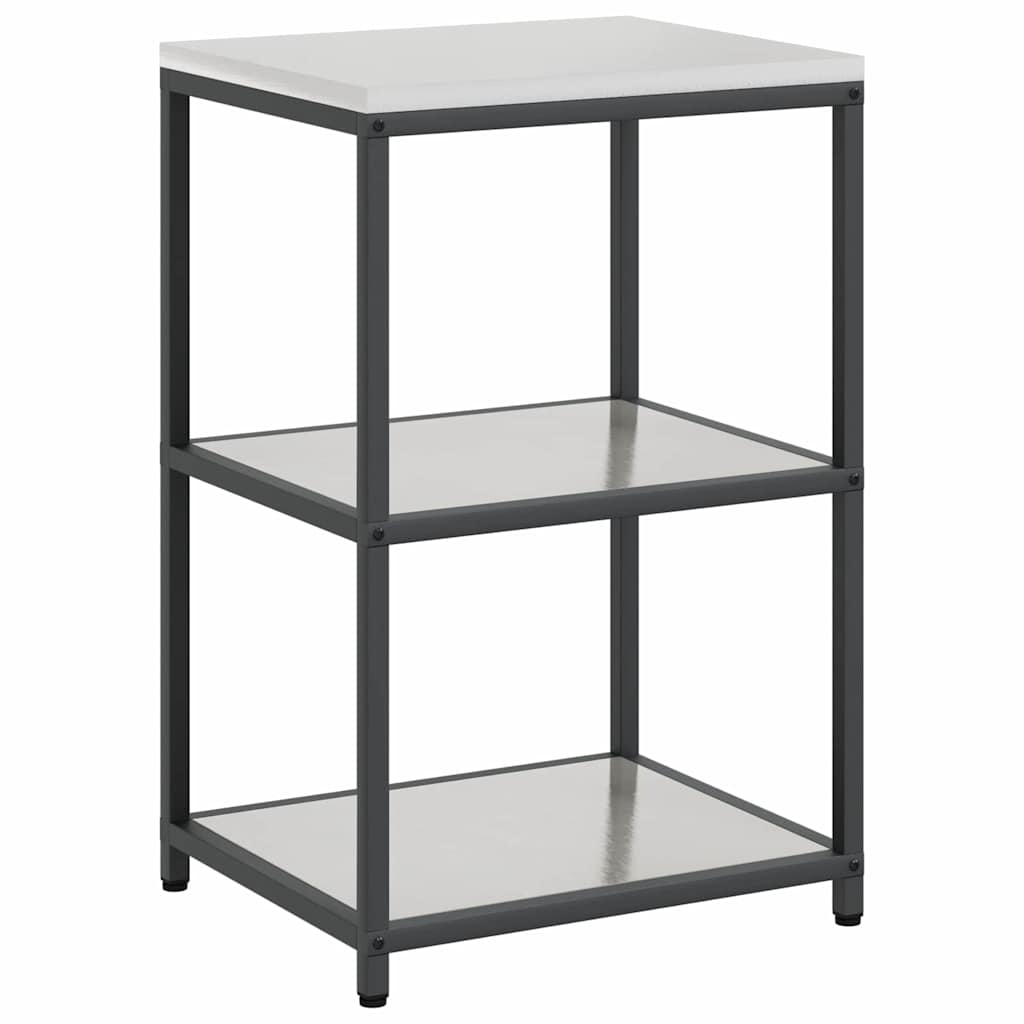 Kitchen Storage HATTEM Silver 60 x 50 x 92 cm Steel